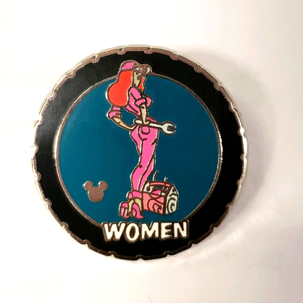 WDI Jessica Rabbit Pin - Toontown Restroom
